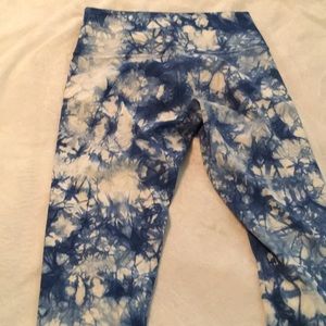 Lululemon wunder under tights shibori luxtreme